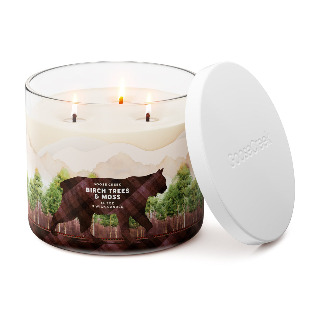 Birch Trees and Moss 3-Wick Candle