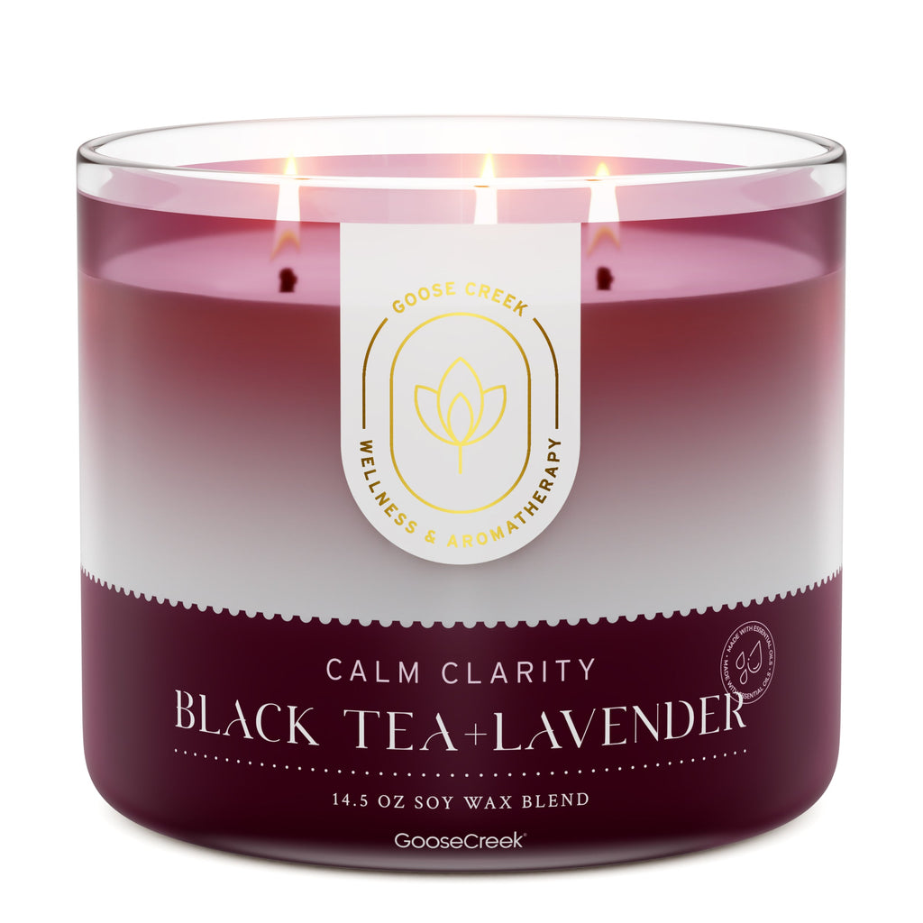 Black Tea & Lavender Aromatherapy 3-Wick Candle