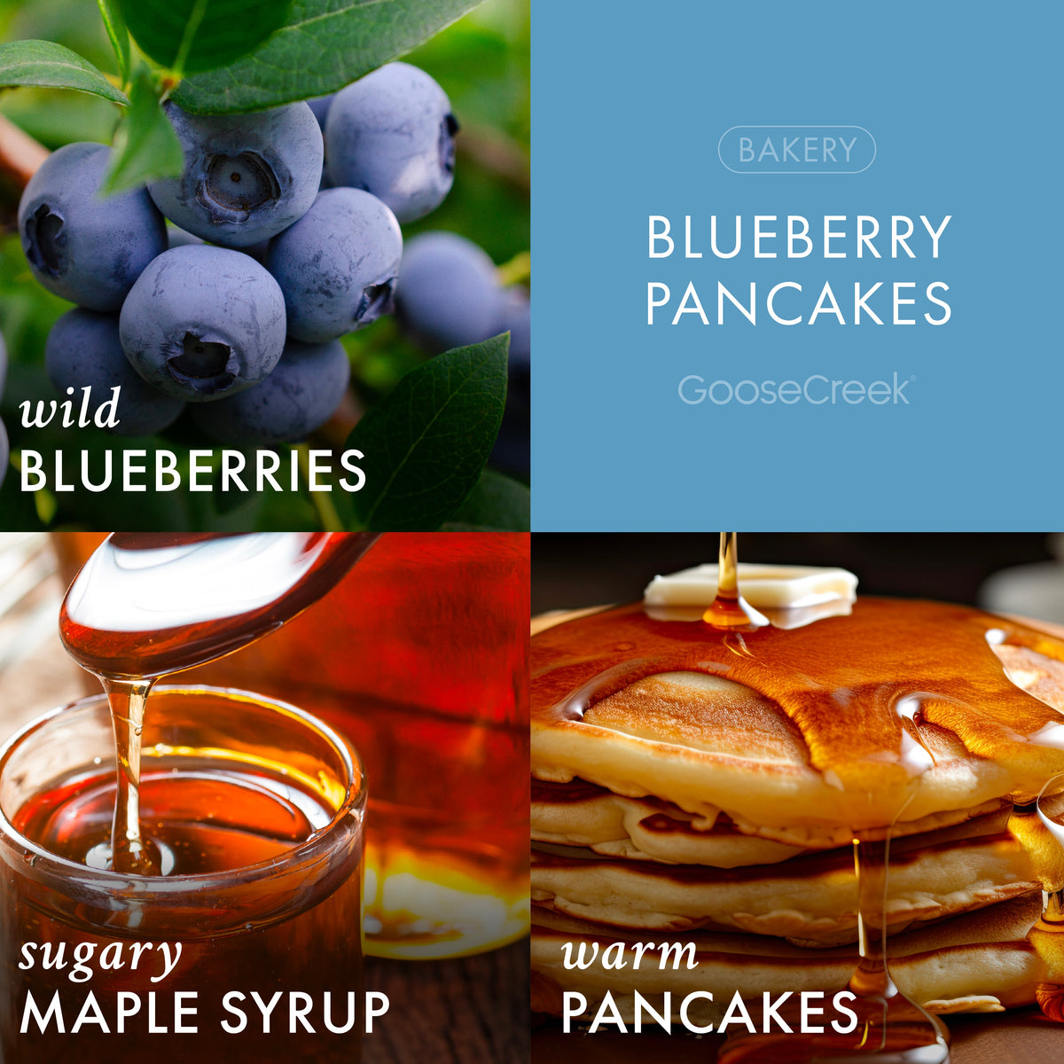 Blueberry Pancakes 7oz Single Wick Candle