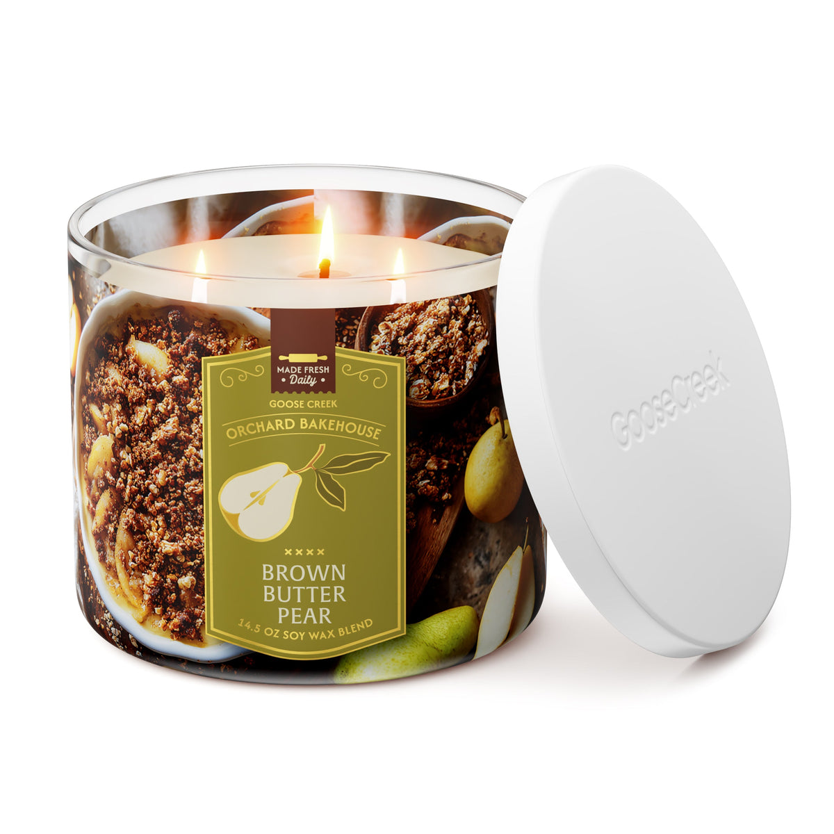Brown Butter Pear 3-Wick Candle