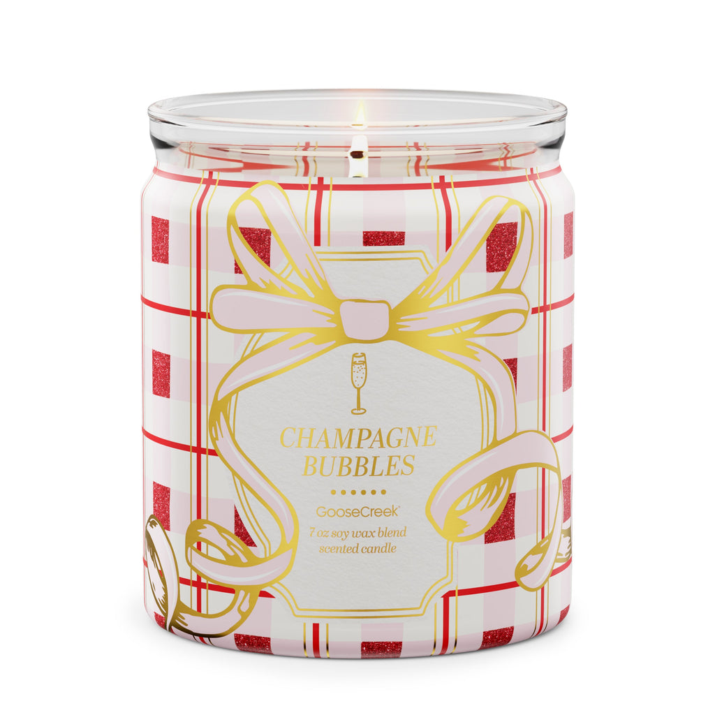 Champagne Bubbles 7oz Single Wick Candle