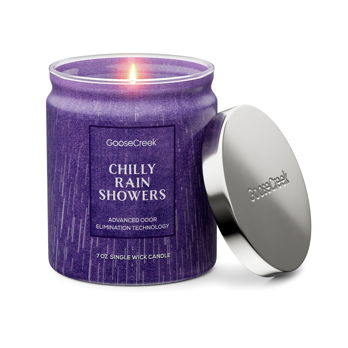 Chilly Rain Showers Odor Eliminating 7oz Single Wick Candle