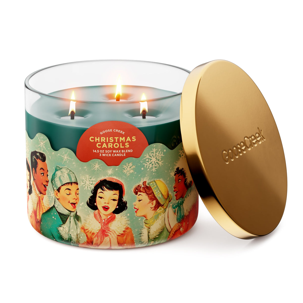 Christmas Carols 3-Wick Candle