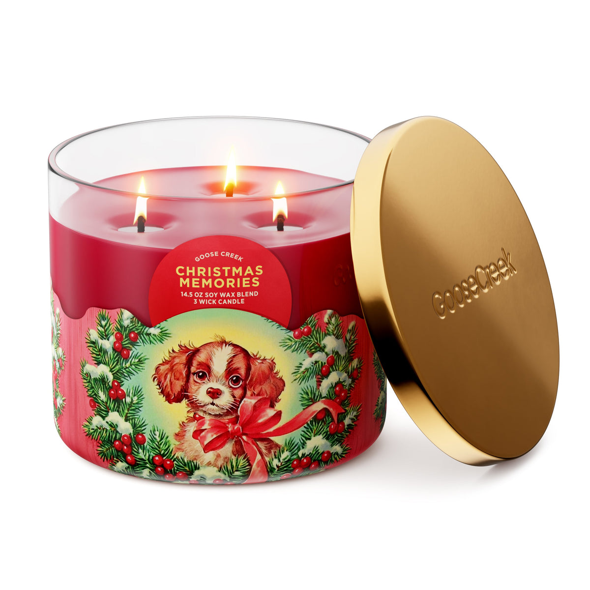 Christmas Memories 3-Wick Candle