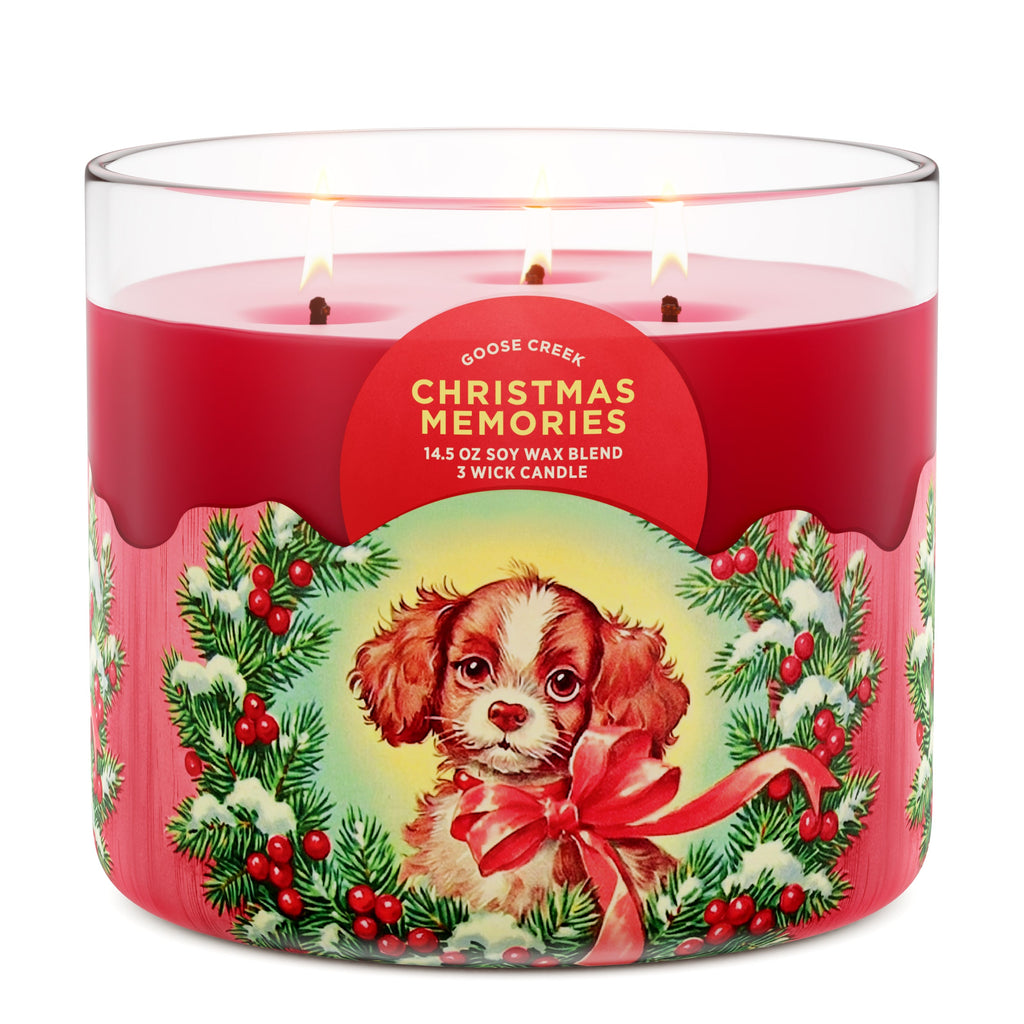 Christmas Memories 3-Wick Candle