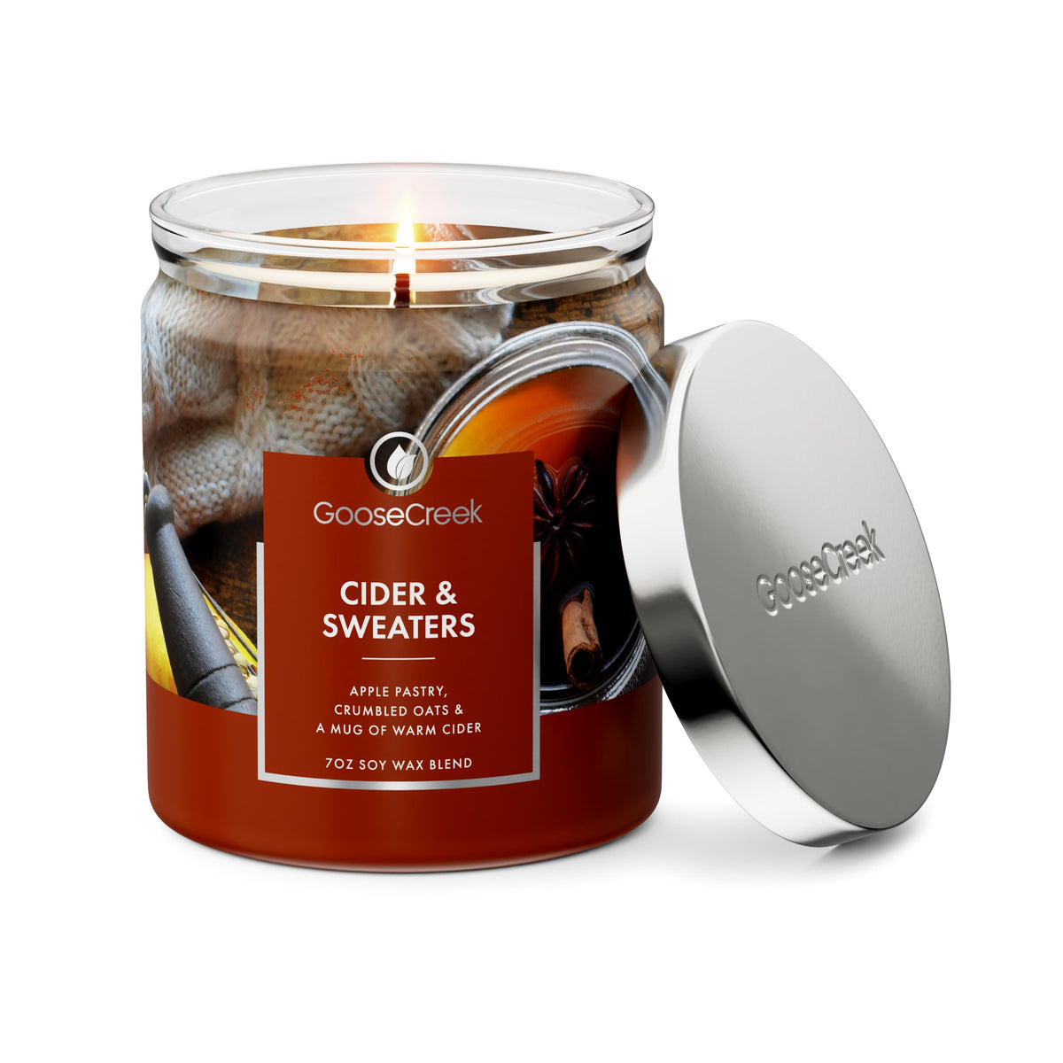 Cider & Sweaters 7oz Single Wick Candle