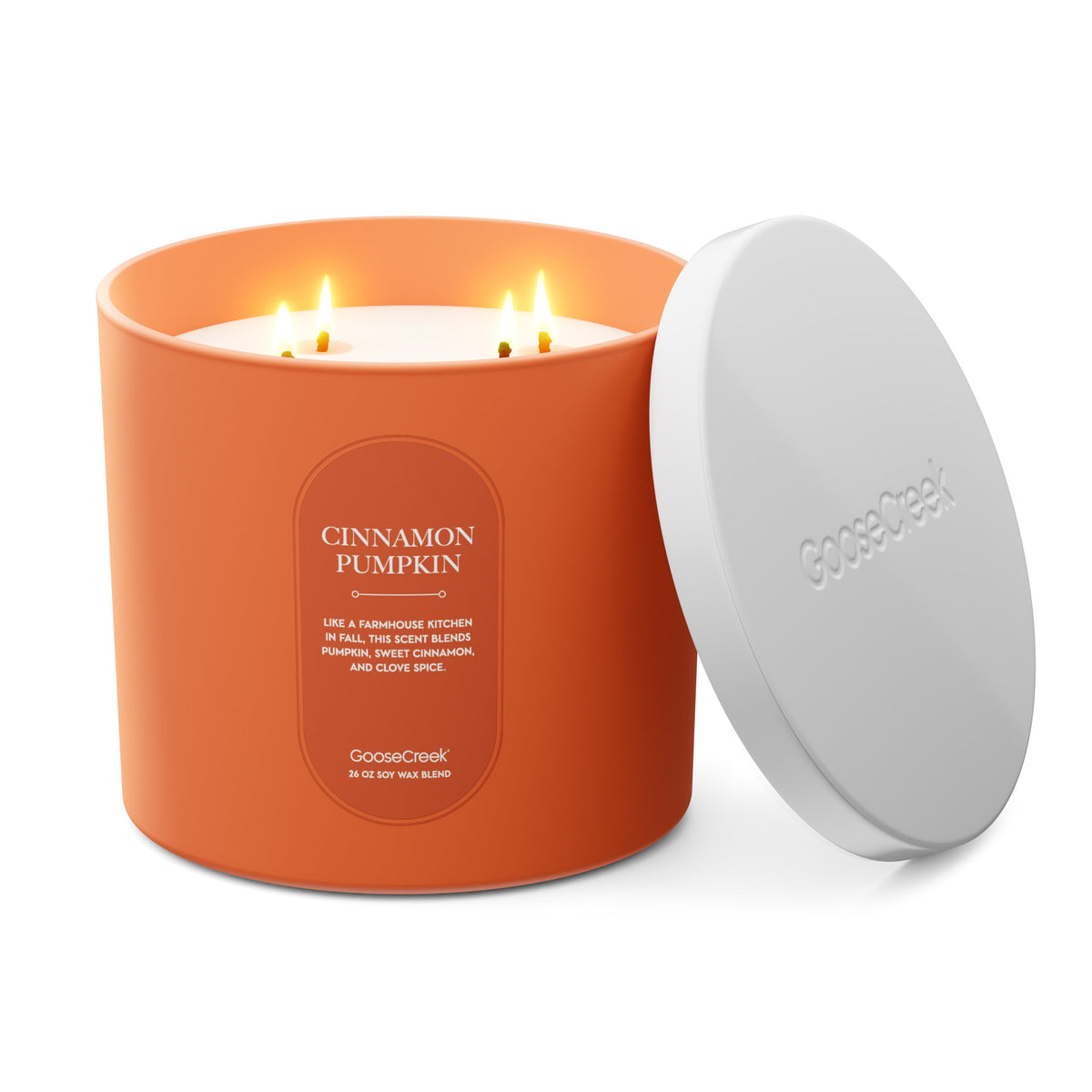 Cinnamon Pumpkin High Intensity 4-Wick 26oz Candle