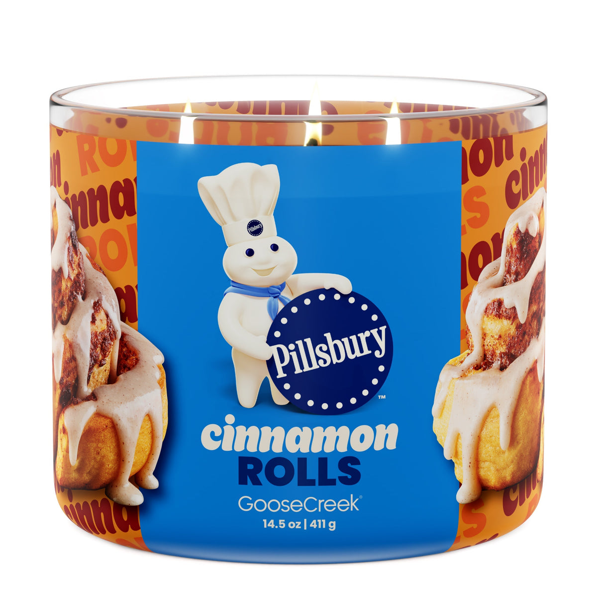 Cinnamon Rolls 3-Wick Pillsbury Candle