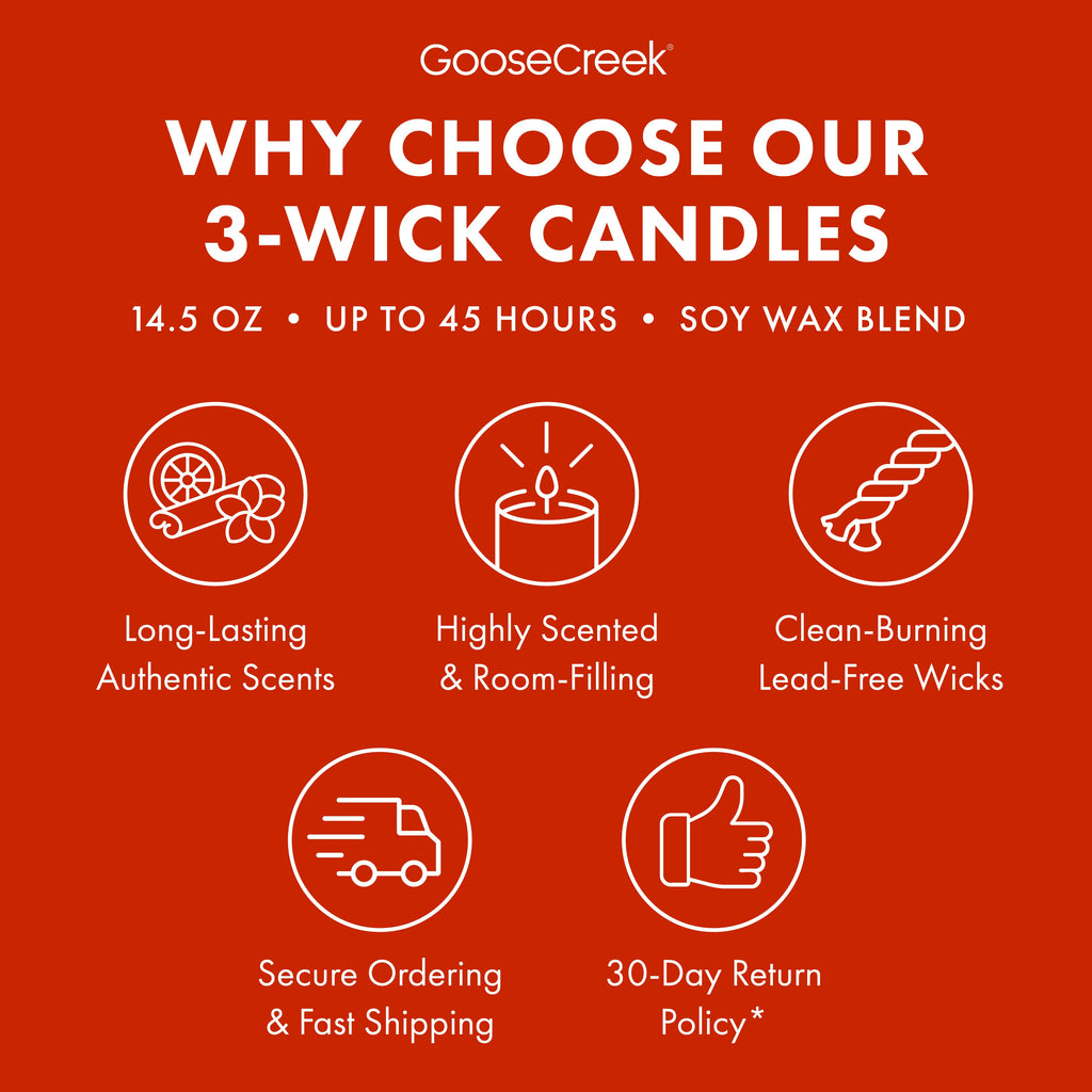 Cinnamon Woods 3-Wick Candle