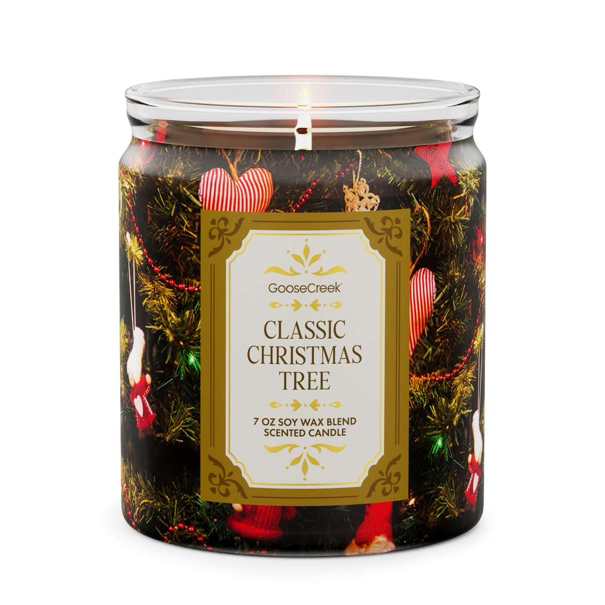 Classic Christmas Tree 7oz Single Wick Candle