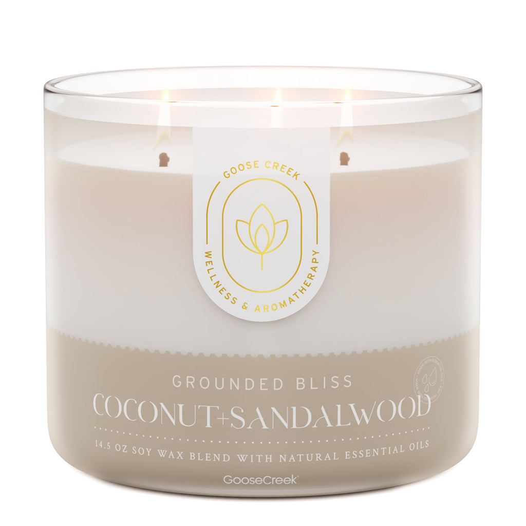 Coconut & Sandalwood Aromatherapy 3-Wick Candle