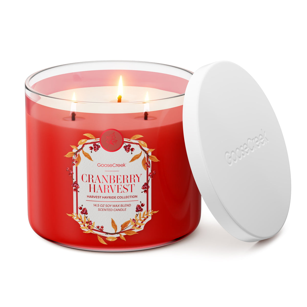 Cranberry Harvest 3-Wick Candle