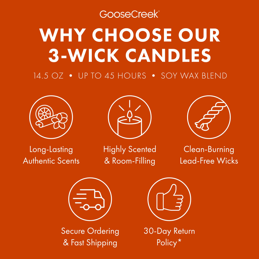 Crunchy Leaves 3-Wick Candle