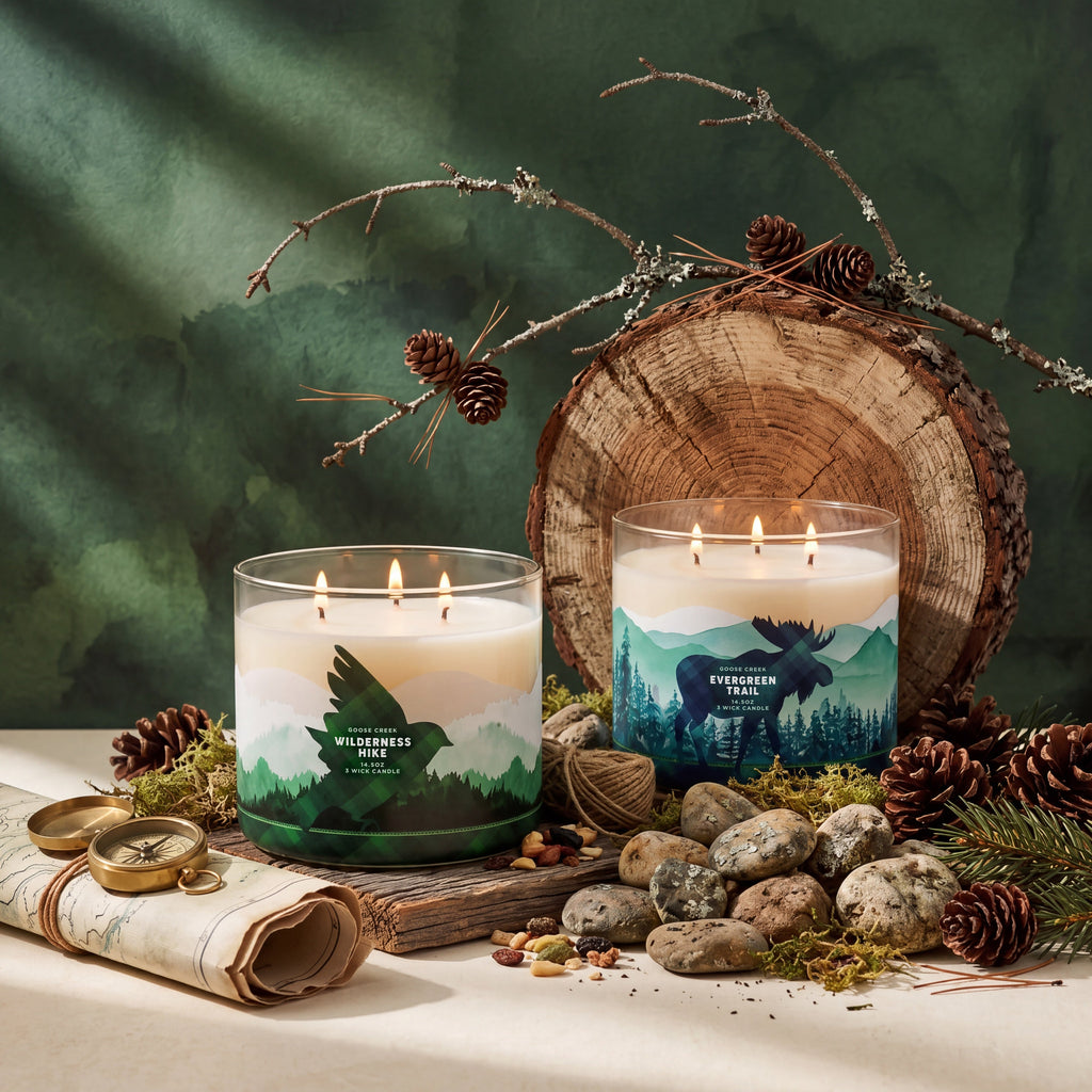 Wilderness Hike 3-Wick Candle
