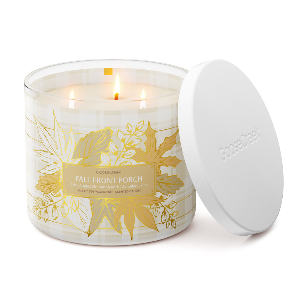 Fall Front Porch 3-Wick Candle
