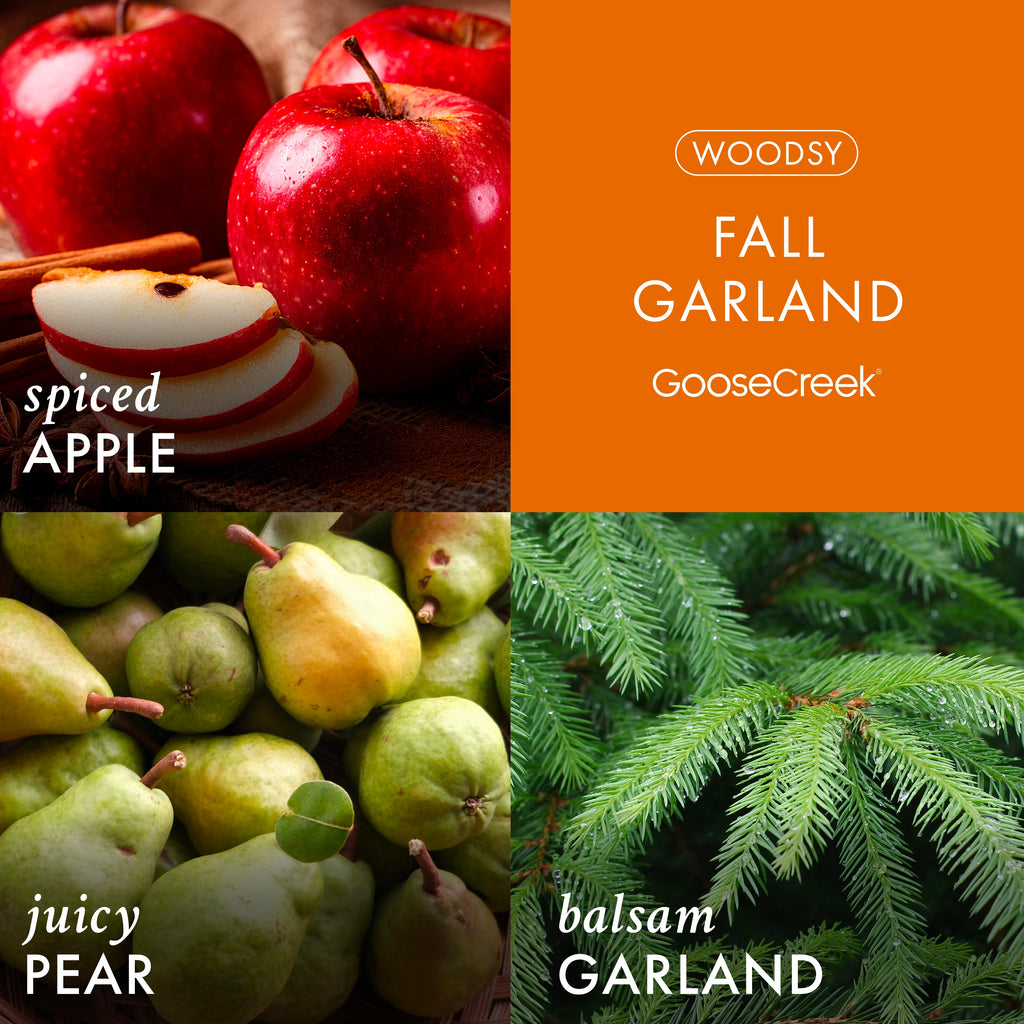 Fall Garland 3-Wick Candle