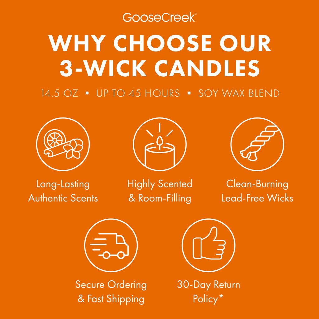 Fall Garland 3-Wick Candle