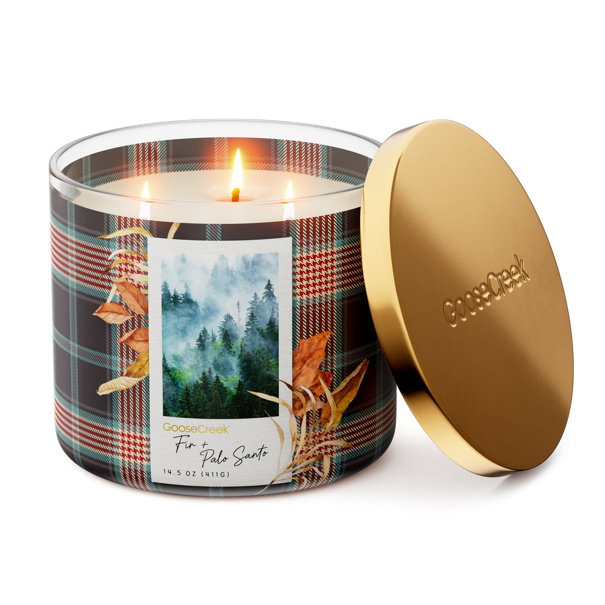 Fir & Palo Santo 3-Wick Candle