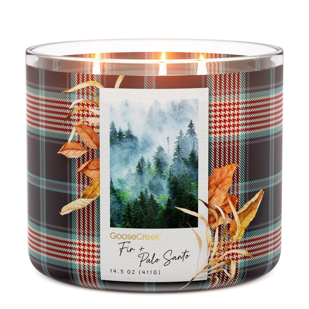 Fir & Palo Santo 3-Wick Candle