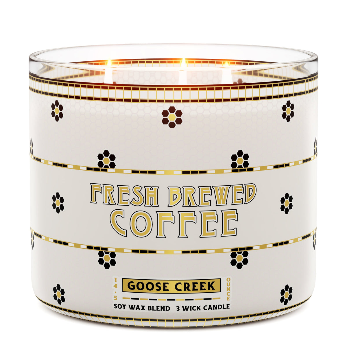 Fresh Brewed Coffee 3-Wick Candle