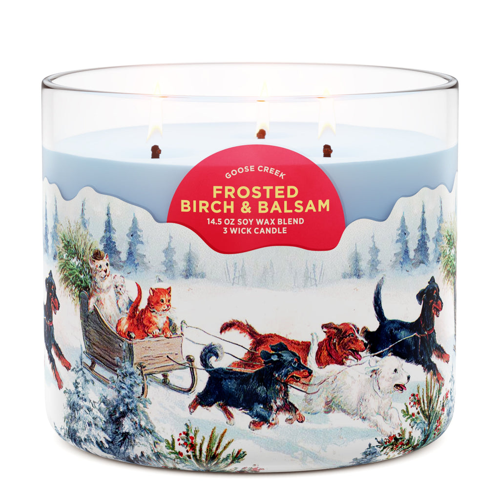 Frosted Birch & Balsam 3-Wick Candle