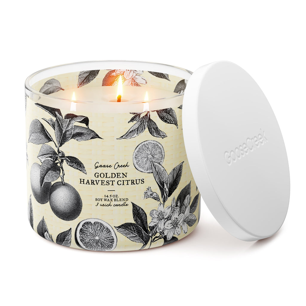 Golden Harvest Citrus 3-Wick Candle