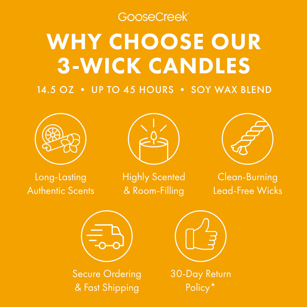 Harvest Hayride 3-Wick Candle