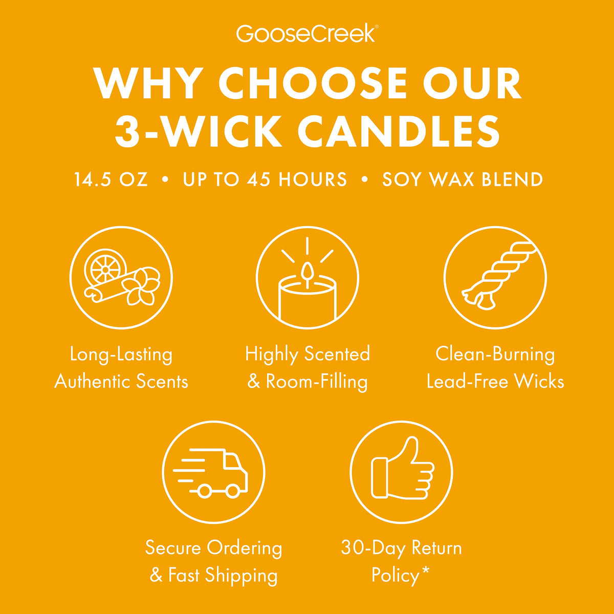 Harvest Hayride 3-Wick Candle