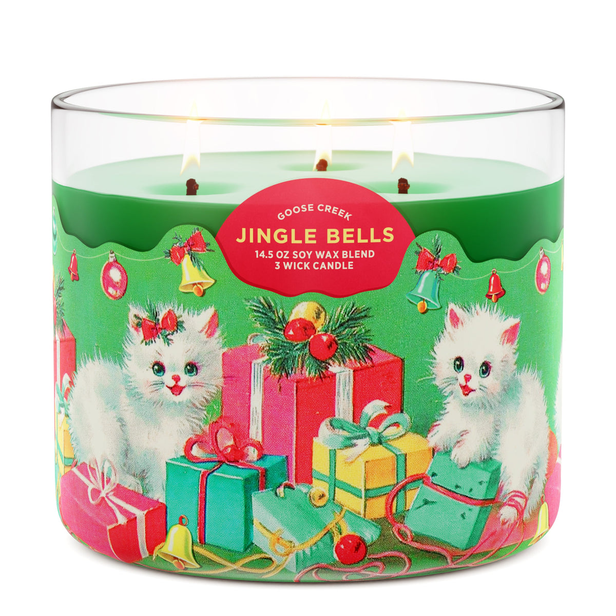 Jingle Bells 3-Wick Candle