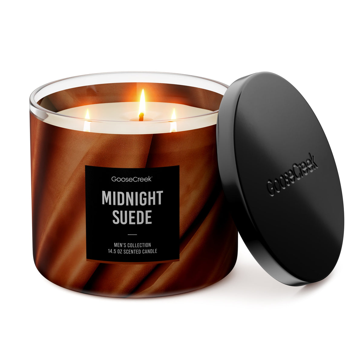 Midnight Suede 3-Wick Candle
