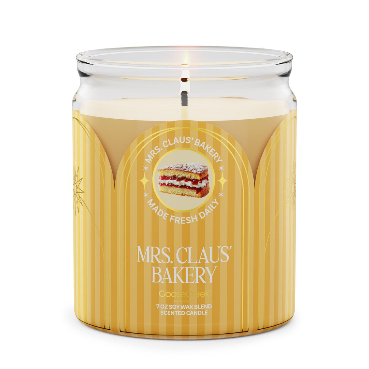 Mrs. Claus' Bakery 7oz Single Wick Candle