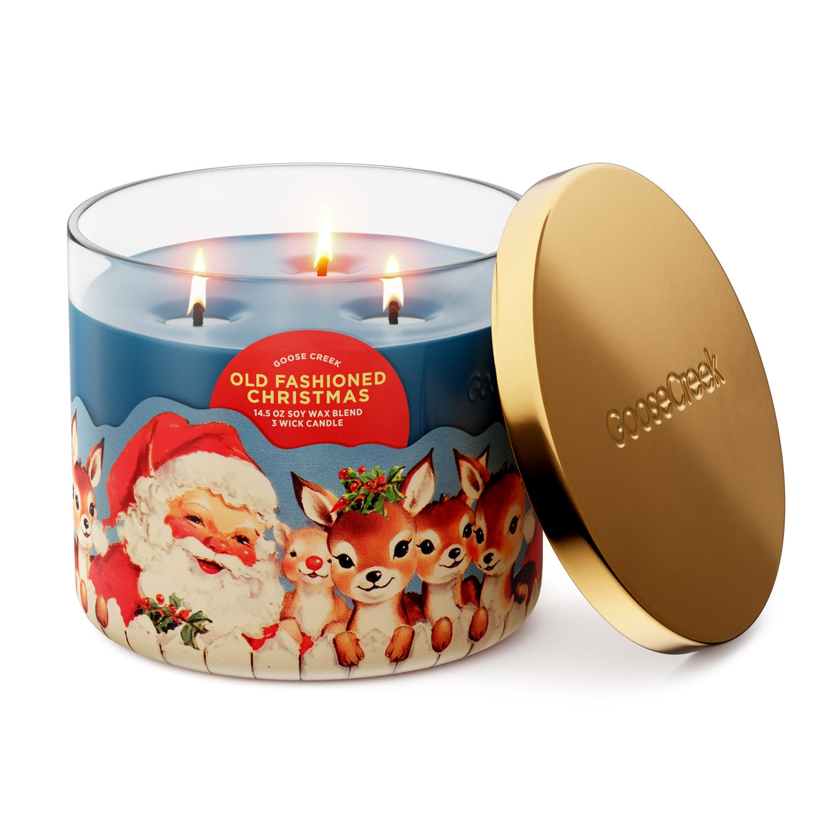 Old Fashioned Christmas 3-Wick Candle