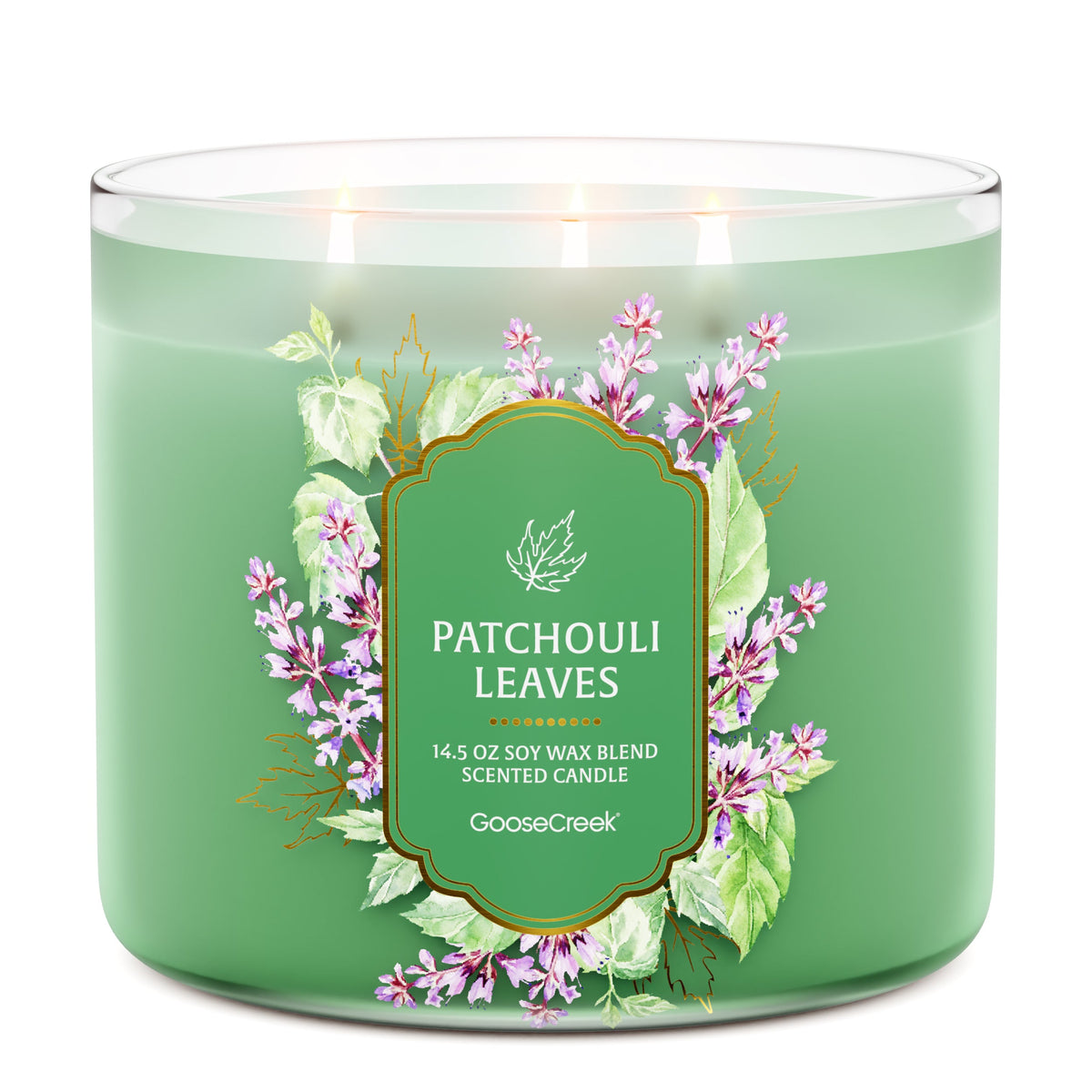 Patchouli Leaves 3-Wick Candle