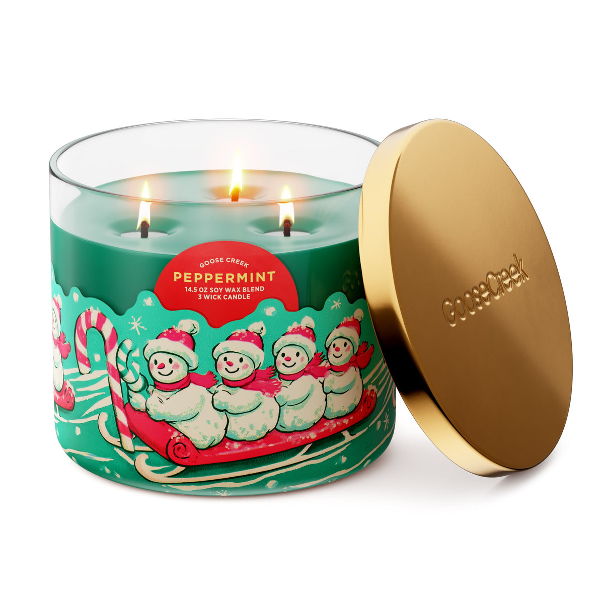 Peppermint 3-Wick Candle