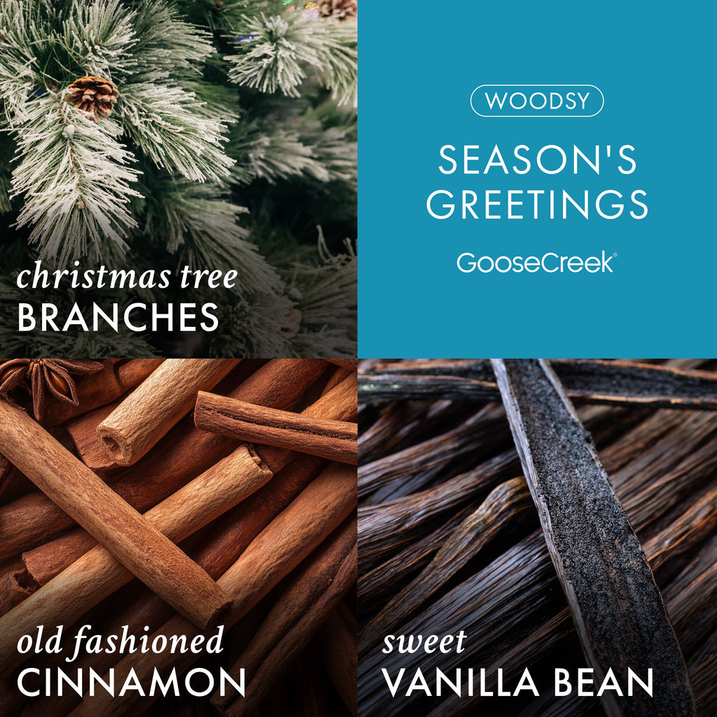 Season's Greetings 3-Wick Candle