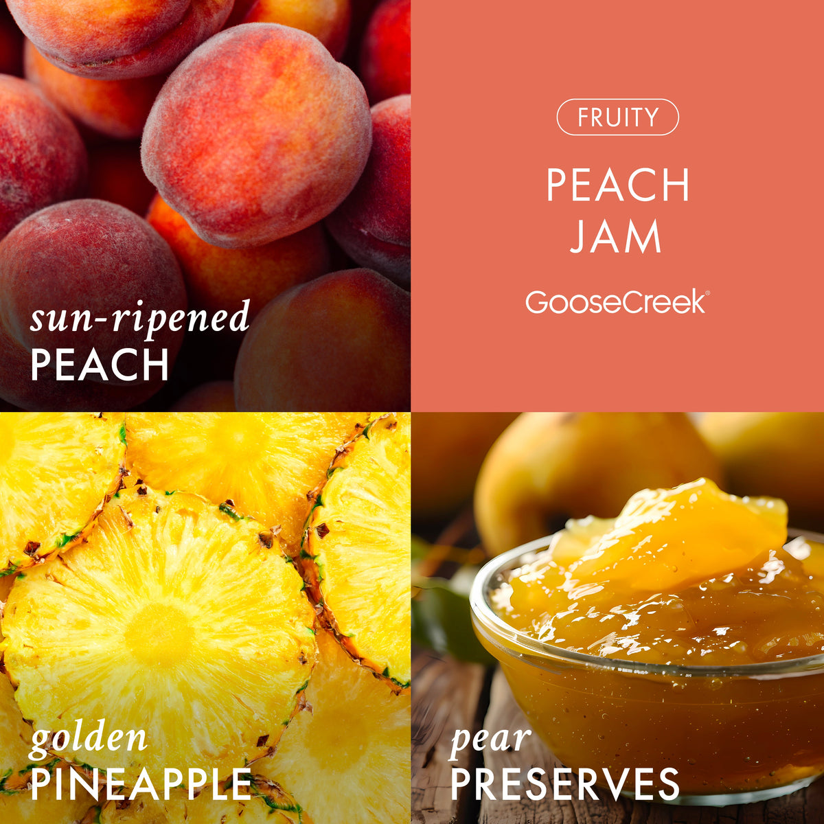 Smucker's Peach Jam 3-Wick Candle
