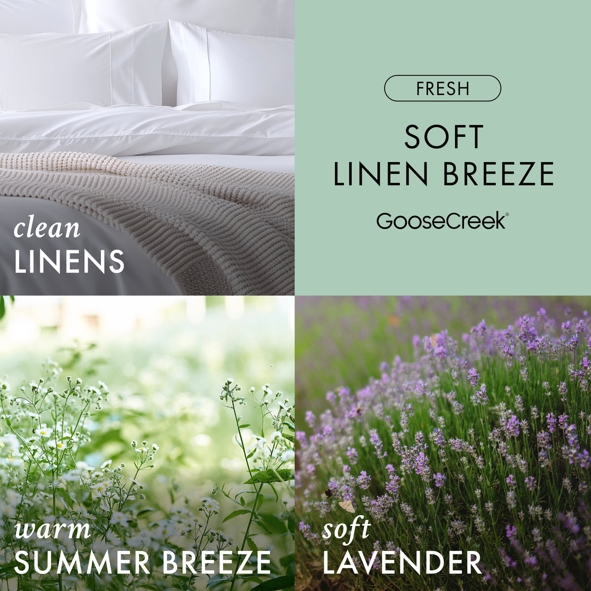 Soft Linen Breeze High Intensity 3-Wick 14.5oz Candle
