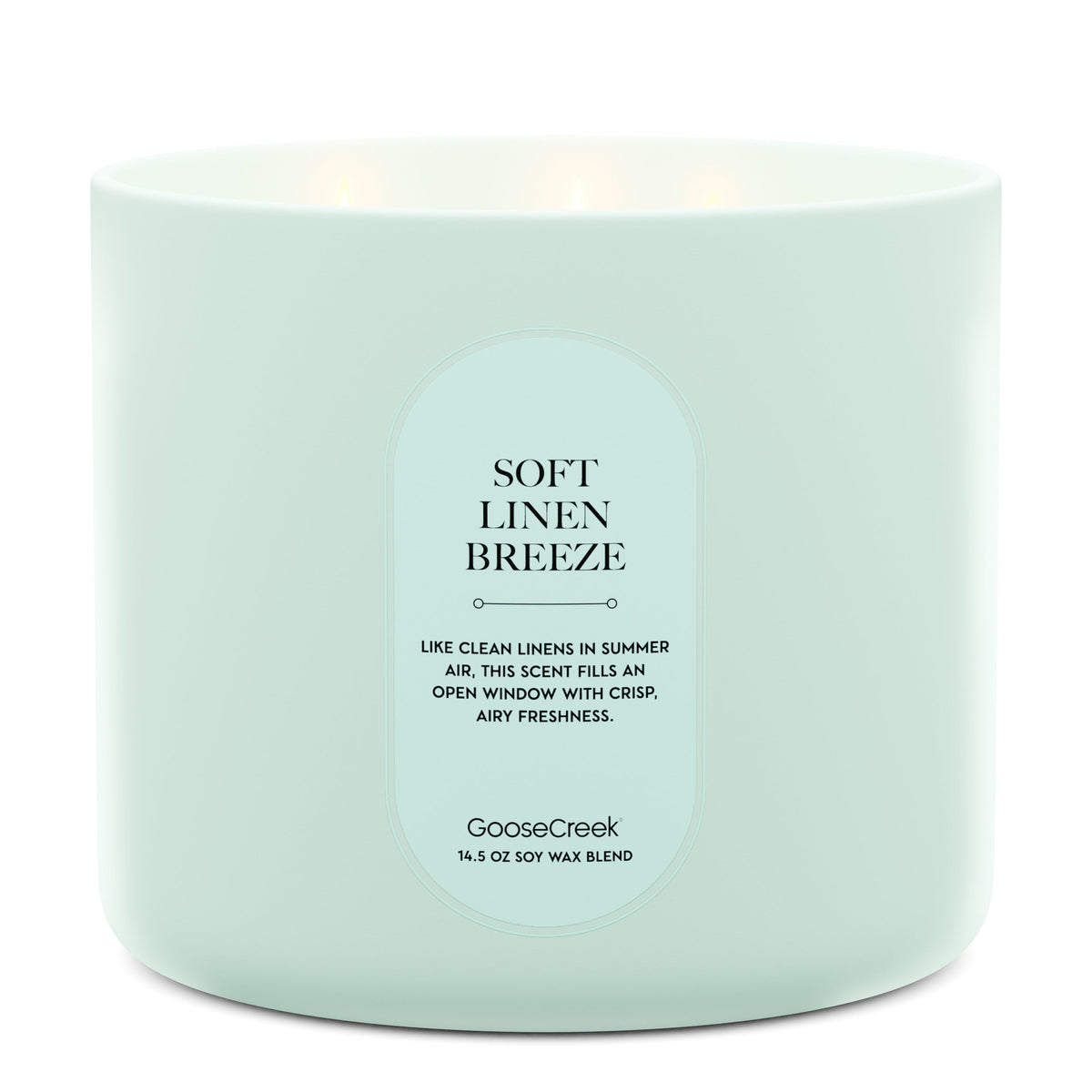 Soft Linen Breeze High Intensity 3-Wick 14.5oz Candle