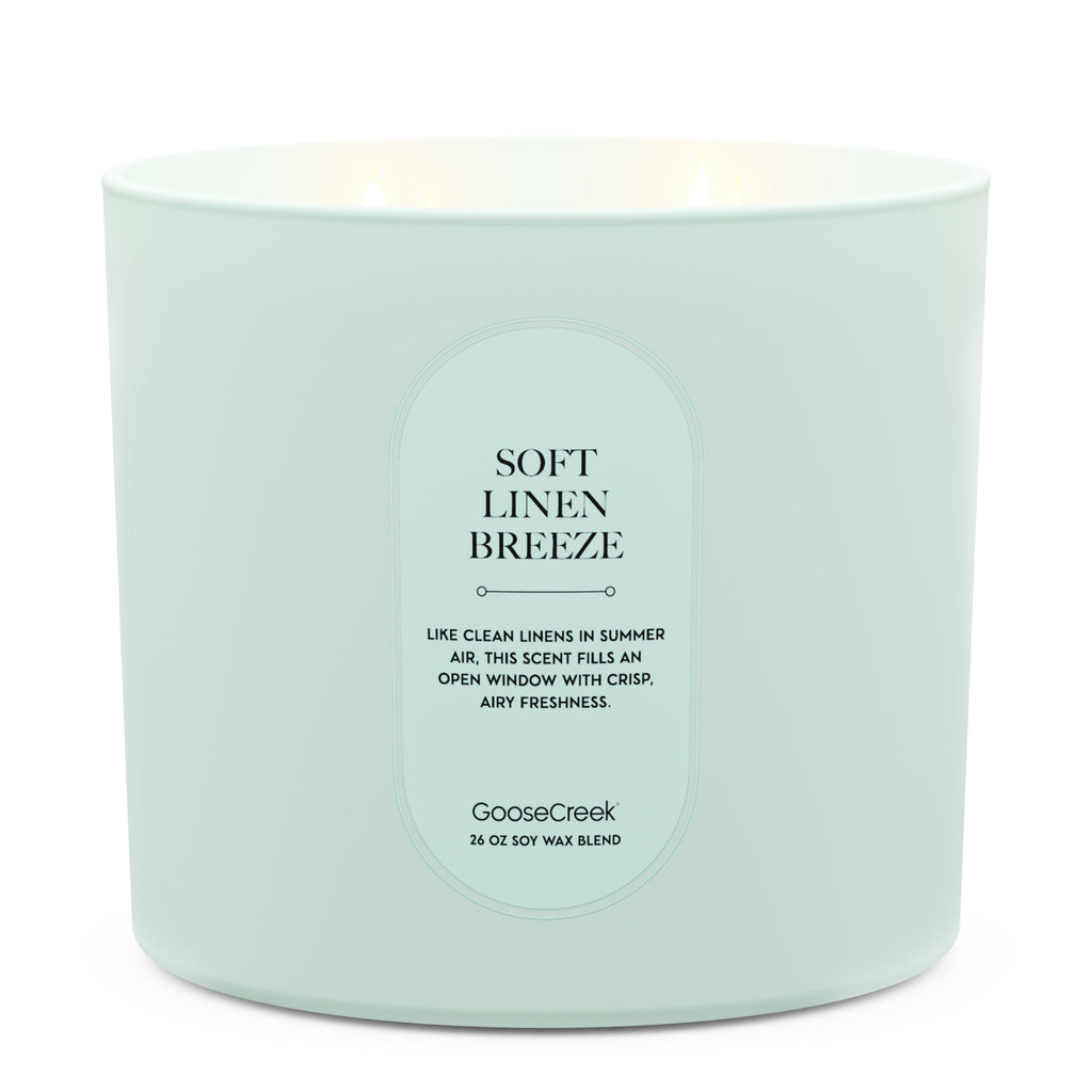 Soft Linen Breeze High Intensity 4-Wick 26oz Candle