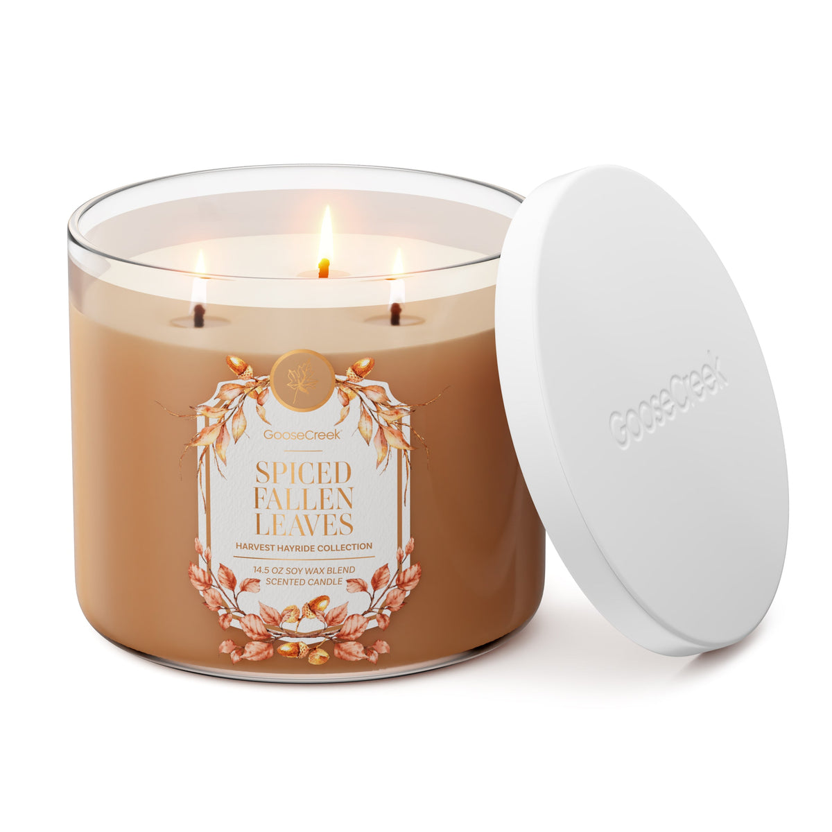 Spiced Fallen Leaves 3-Wick Candle