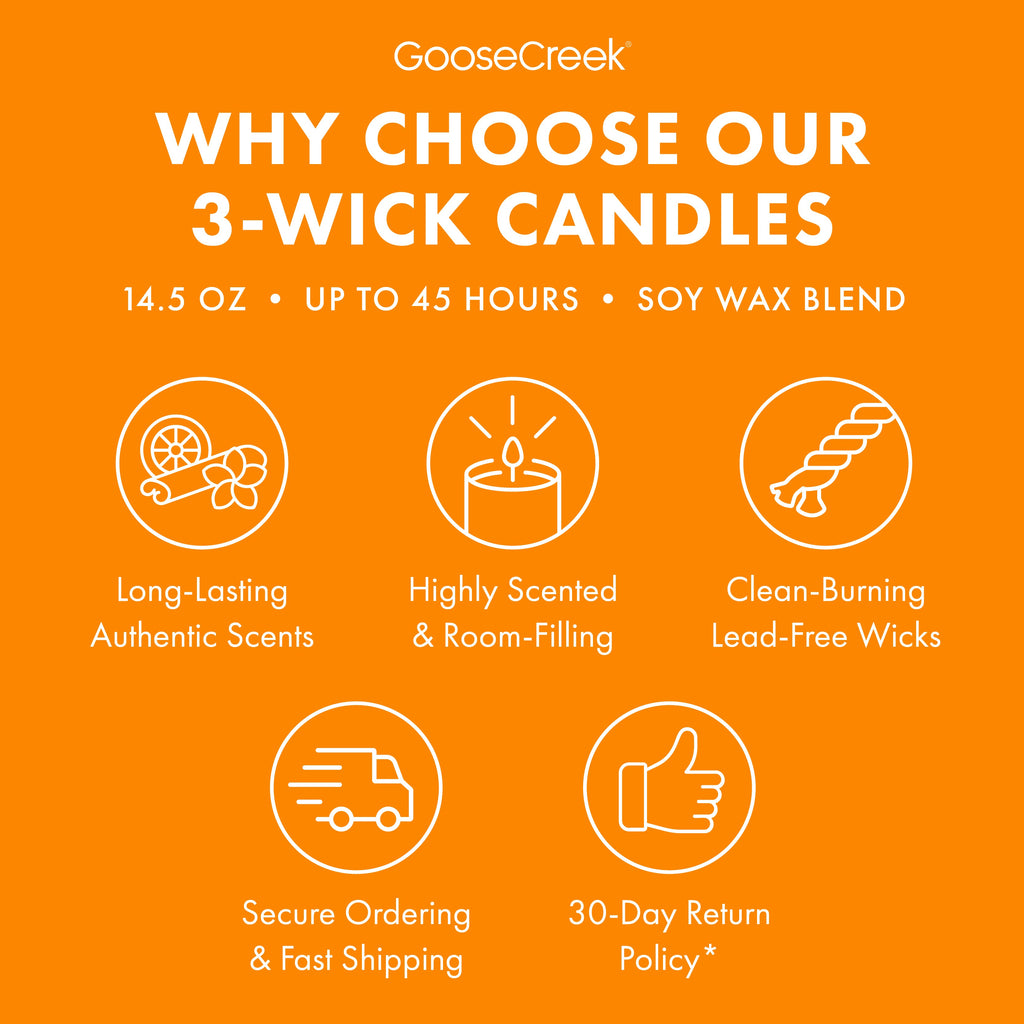 Spiced Fallen Leaves 3-Wick Candle