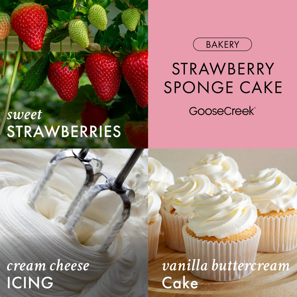 Strawberry Sponge Cake High Intensity 3-Wick 14.5oz Candle