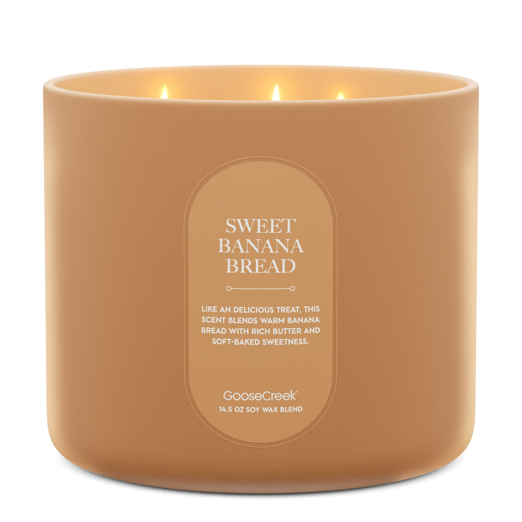 Sweet Banana Bread High Intensity 3-Wick 14.5oz Candle