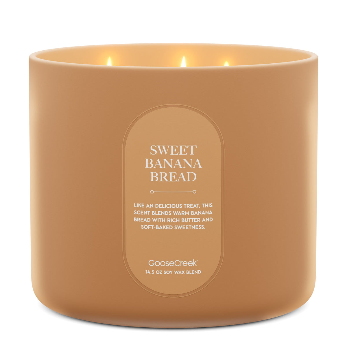 Sweet Banana Bread High Intensity 3-Wick 14.5oz Candle