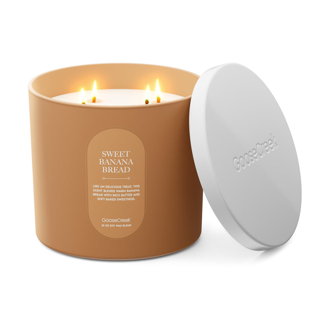 Sweet Banana Bread High Intensity 4-Wick 26oz Candle