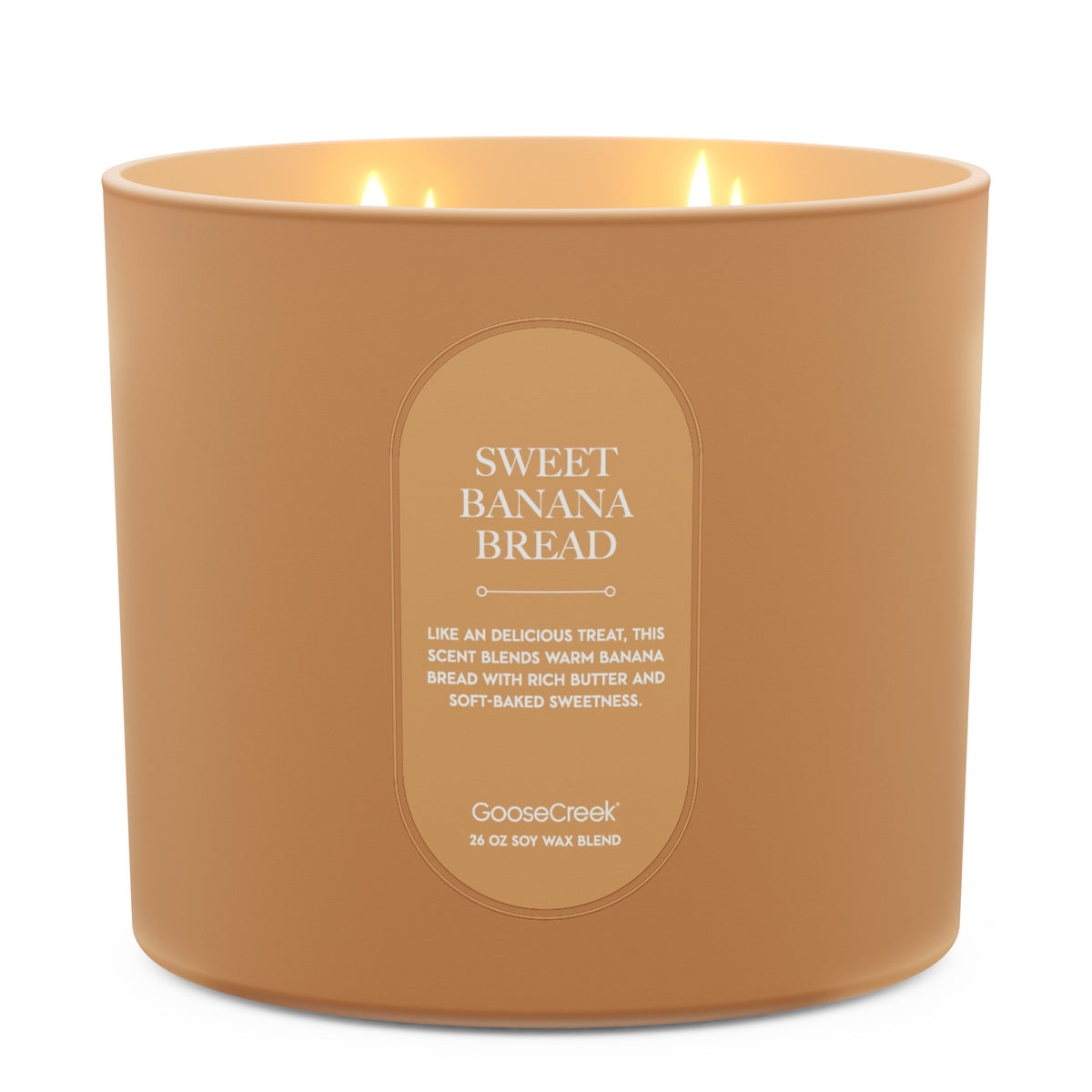 Sweet Banana Bread High Intensity 4-Wick 26oz Candle