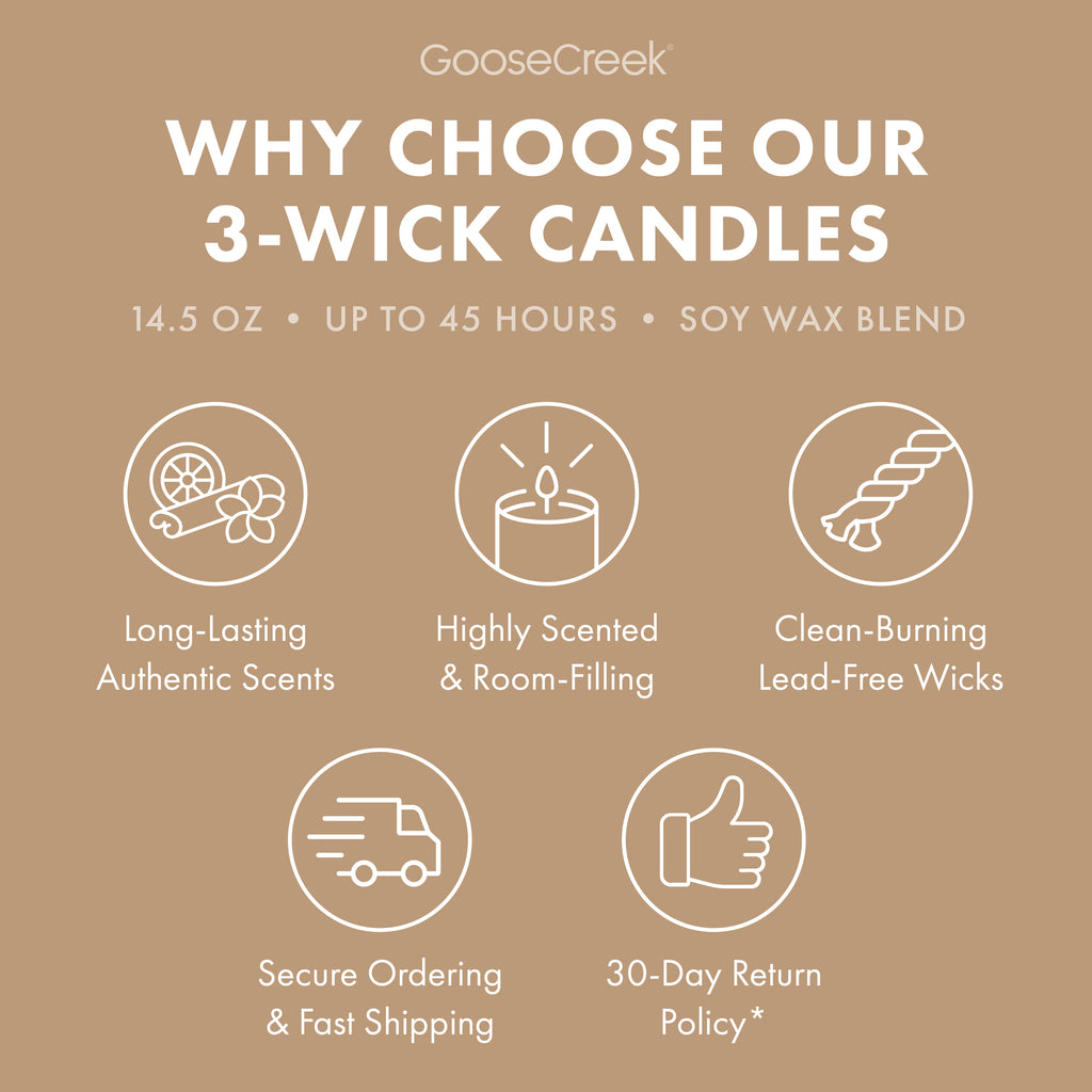 Teakwood High Intensity 3-Wick 14.5oz Candle