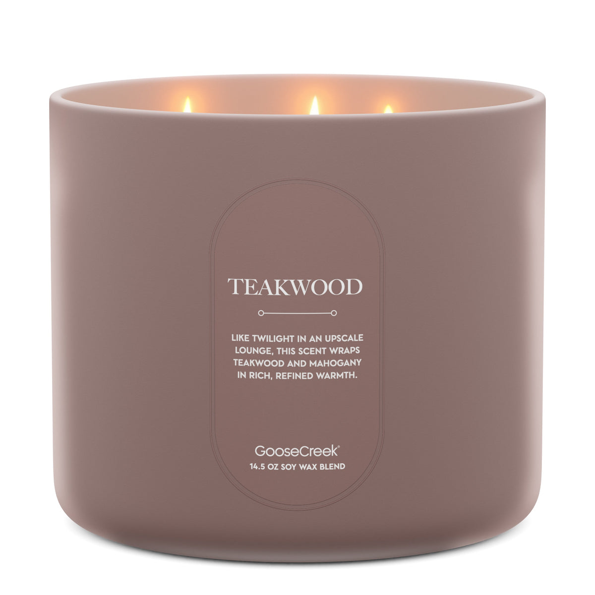 Teakwood High Intensity 3-Wick 14.5oz Candle