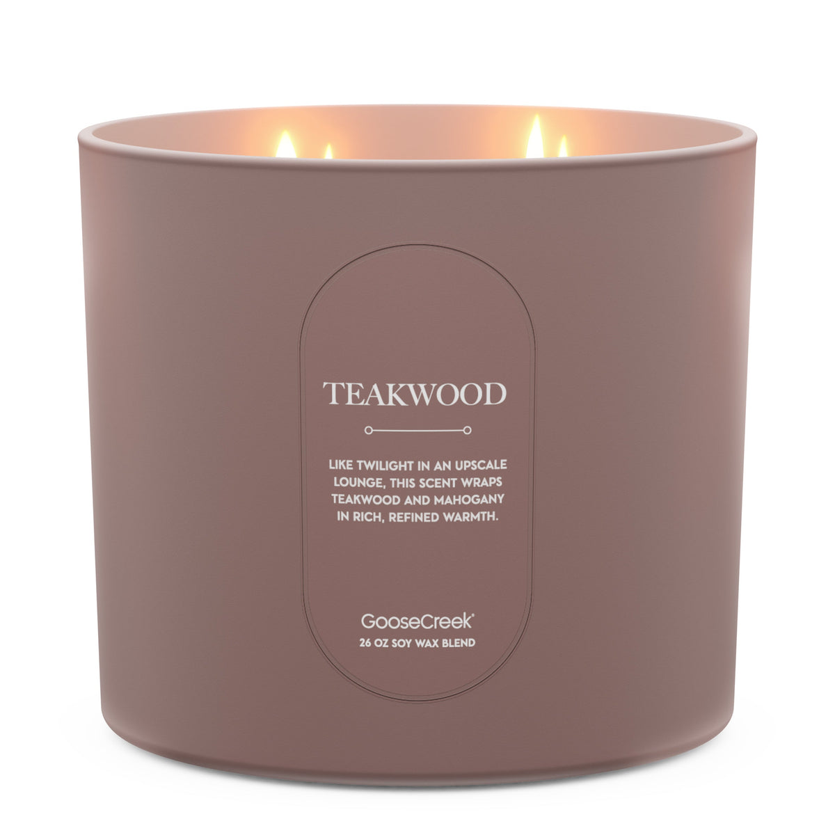 Teakwood High Intensity 4-Wick 26oz Candle