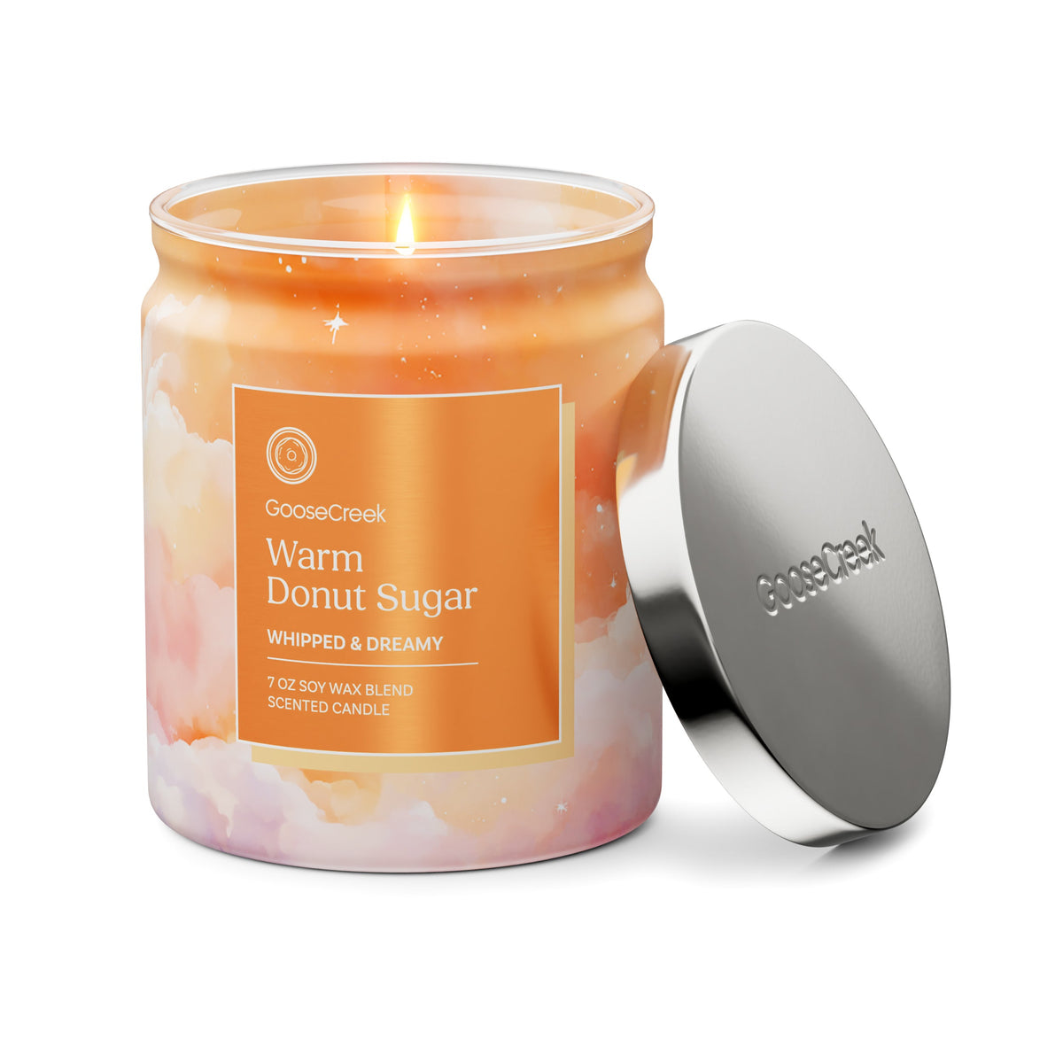 Warm Donut Sugar 7oz Single Wick Candle
